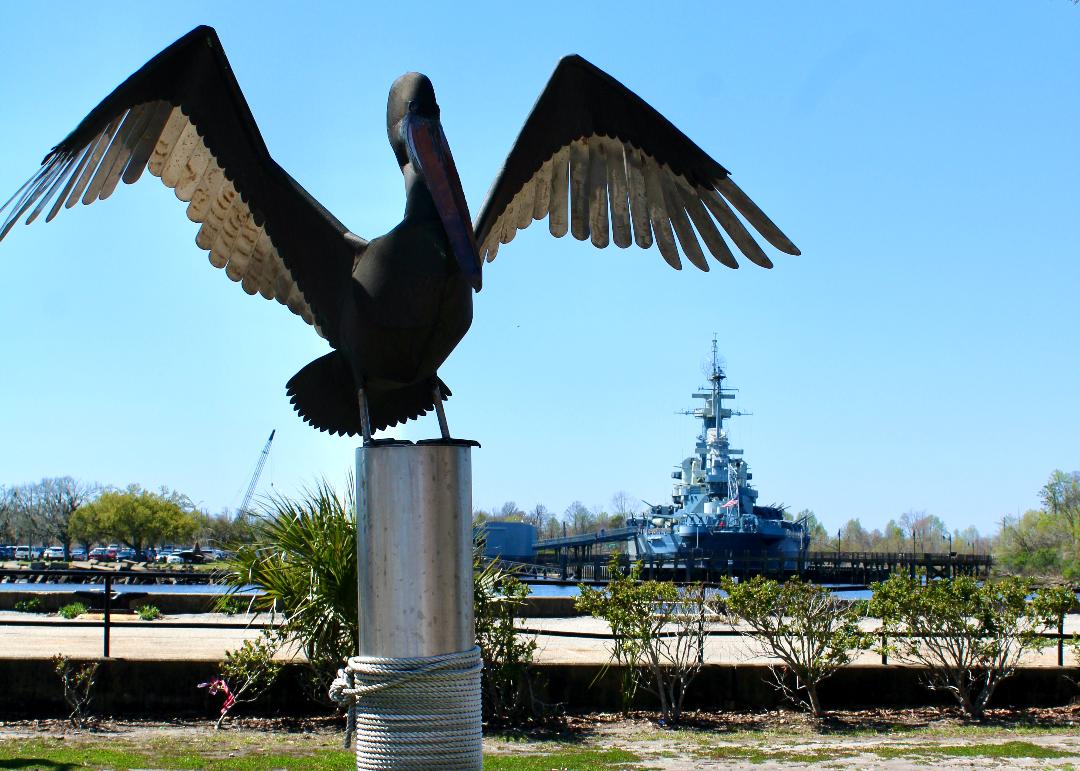 Homepage image of a bird statue
